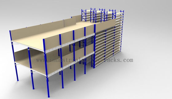 Besorgen Maximieren Sie die Lagerfläche mit Stahl-Mezzanine-Boden kombinieren mit Regalsystem. Optimieren Sie Lagerlösungen für kleine und mittlere Lagerhallen Online-Herstellung