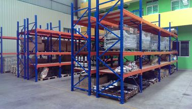Supermarktstahlbrettschwerlastregal mit Gabelstaplereintritt/Auszug, 2 - 8m